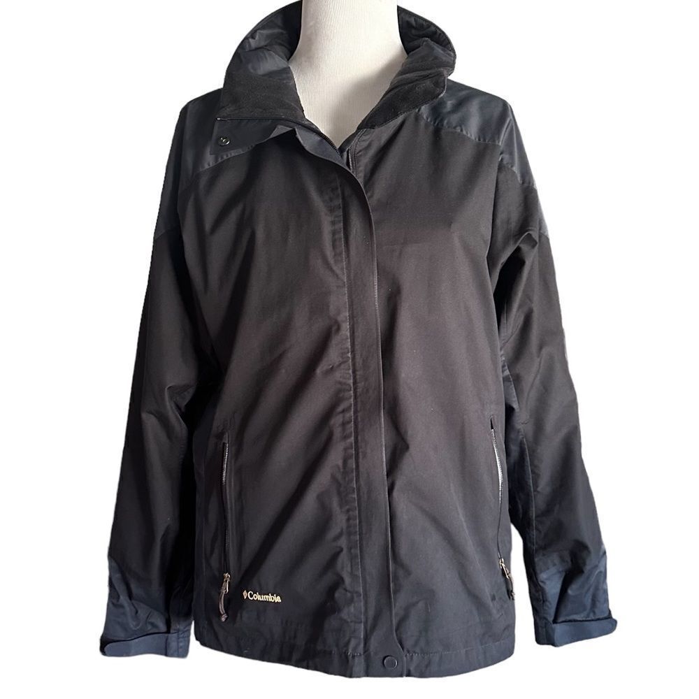 Columbia Titanium Black Winter Waterproof Ski Relaxed Jacket